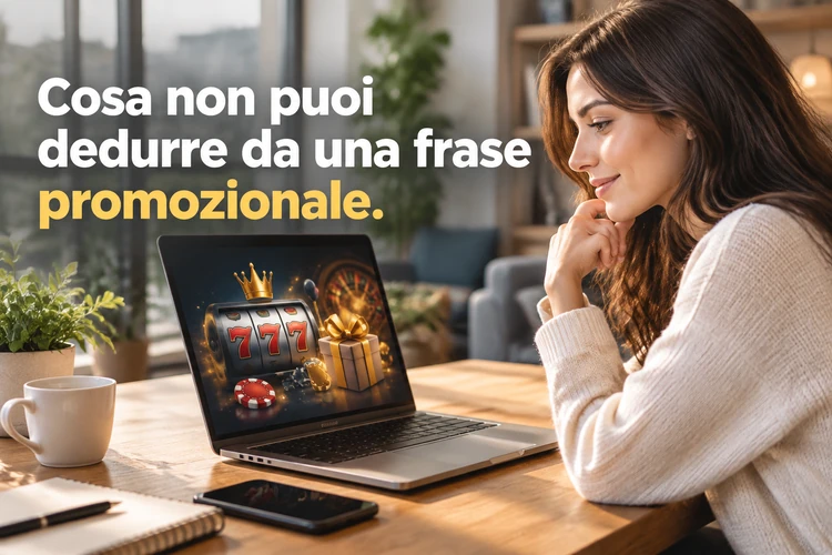 Cosa non puoi dedurre da una frase promozionale