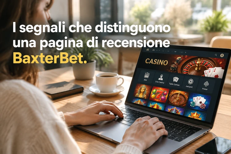 I segnali che distinguono una pagina di recensione BaxterBet