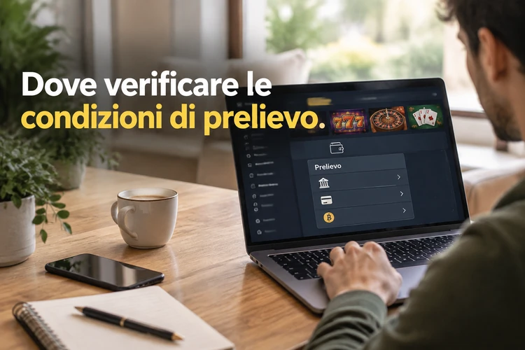 Dove verificare le condizioni di prelievo